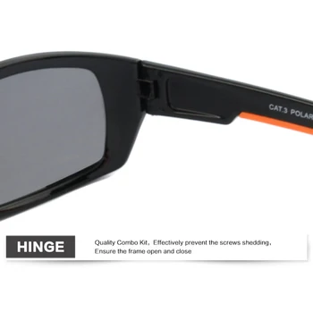 JIANGTUN Calde la Modă Camuflaj Negru Polarizat ochelari de Soare Barbati Femei Designer de Brand Sport Ochelari de Soare UV400 Conducere Gafas