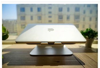 Aliaj de aluminiu laptop stand ergonomic îmbunătățit suport laptop pentru MacBook Air Pro stand desktop de bază ridicat