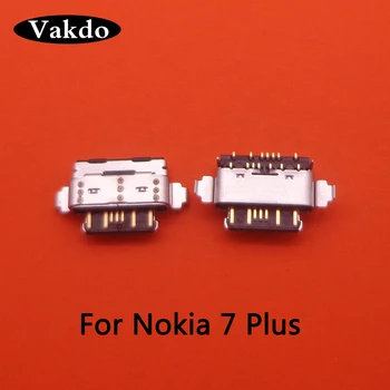 30pcs Pentru Nokia 7 plus 7+ TA-1049 1055 1062 Portul de Încărcare USB de Încărcare Jack Conector Dock Plug Socket