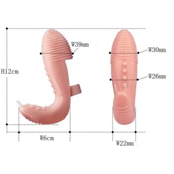 Midii Dublu Șoc Sex-Appeal Fluture Degetul seturi de sex feminin adult sex produsele punctul G Masaj Stimulator Clitoris Jucarii Sexuale
