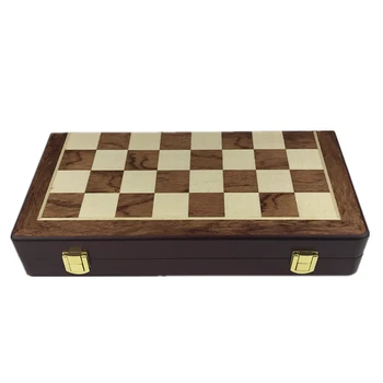 Clasic Aliaj de Zinc Piese de Sah din Lemn Tabla de Joc de Șah Set Cu Regele Înălțime de 6,7 cm Joc în aer liber de Înaltă Calitate de Șah Yernea