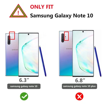 Pentru Samsung Galaxy Nota 10 Caz (2019 de Presă) SUPCASE UB Stil Premium Hibrid TPU Bumper de Protectie Clar PC Înapoi Caz Acoperire
