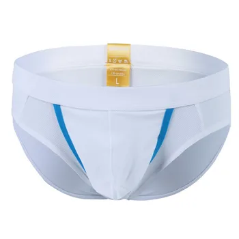 Lenjerie pentru bărbați respirabil ochiurilor de plasă detasabila balon sexy boxeri U convex design