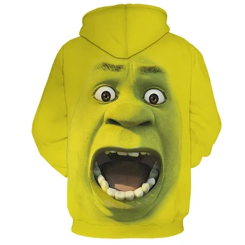 Moda pentru bărbați Shrek 3d hanorace Shrek Tricou Amuzant hanorac hip hop Streetwear Imprimare 3d jachete