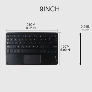 7/9/10 Inch Wireless Bluetooth Usoare Tastatura cu Touchpad-ul Mobil Tableta Tastatura Laptop Portabil de Călătorie Biroul de Acasă
