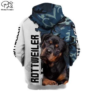 Mens Amuzant câine Rottweiler de imprimare 3d Noi hanorace de toamna cu maneci lungi Pulovere femei pulover de trening hoody primăvară uza