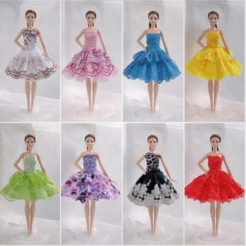 5pcs/lot Aleator de Balet Tutu Rochii Pentru Papusa Barbie Haine Rochie de Seara Haine Pentru Păpuși Barbie Costume 1/6 Papusa Accesorii