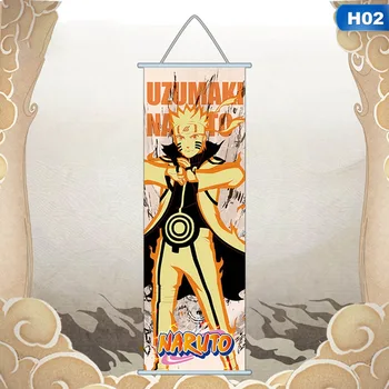 Anime-ul japonez Naruto Scroll Pictura Kakashi Itachi Uchiha Agățat de Perete de Artă Poster de Perete Decor Acasă Imagini de 70*30 cm