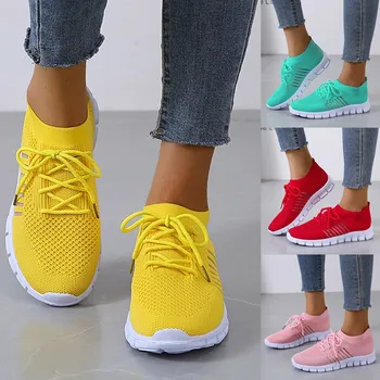 Casual sport de alergare pentru femei pantofi pentru femei de Moda a ochiurilor de plasă respirabil adidași zapatillas de mujer con tacon 2020 elegante#g30