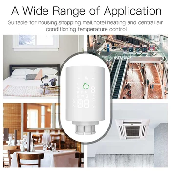 ZigBee, Wifi Inteligent Radiator De Acționare Termostatice De Radiator Tuya Controler De Temperatura De Voce De Control De La Distanță Prin Intermediul Alexa De Start Google