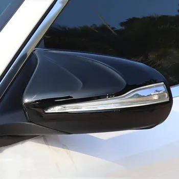 Fibra de Carbon de Culoare Oglinda Retrovizoare Capacul de Protecție Garnitura Pentru Mercedes-Benz W205 W213 X253 C E GLC Masina de Clasa Styling Modificat