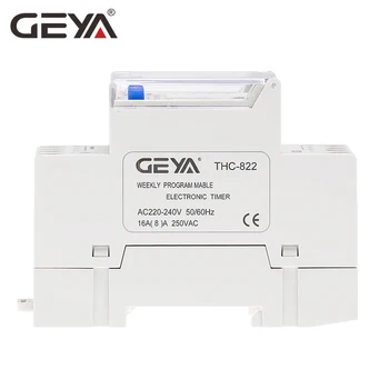 GEYA THC-822 Conversational Timer Programabil 2Channel de Comutare Contacte Digital Timer cu Baterie 16A 220V