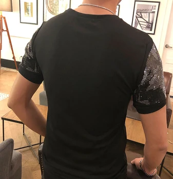 2019 bumbac tricou Fitness culturism masculin tricouri maneca scurta top calitate