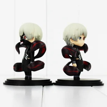 2 buc/lot 10cm Tokyo Ghoul Figura Jucărie Versiune Q Kaneki Ken PVC Anime Model de Păpuși de Colecție