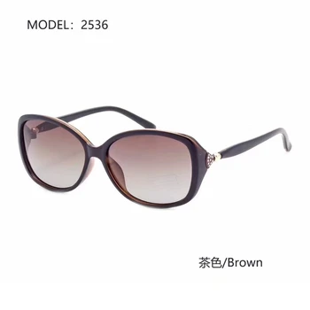S2536 de înaltă calitate UV400 polarizate unic în aer liber în stil gradient de culoare 2018 moda ochelari de soare pentru femei