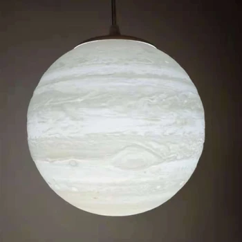 Nordic Creative Planeta de Imprimare 3D Pandantiv Lumina Lunii Jupiter Planeta Lămpi