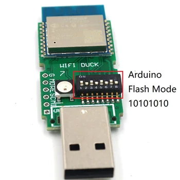Instrument de Tastatură LED-uri RGB de Dezvoltare a Consiliului WIFI Rață ESP8266 Durabil Script ESP-WROOM-02 Atmega32u4 USB Bobocel de Cauciuc Pentru Arduino