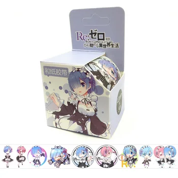 4cm*5m Anime Re:Zero kara Hajimeru Isekai Seikatsu Washi Bandă Washi Tape set Bandă Adezivă DIY Carte Autocolant Eticheta Banda de Mascare