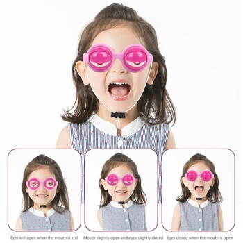 1 buc Ochii Nebun Creativ Stunt Ochelari Jucarii de Relief de Stres Glumă Ochelari Selfie Amuzant elemente de Recuzită pentru Copii Petrecere de Aniversare Cadouri