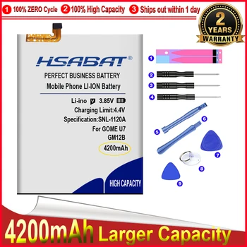 HSABAT 0 Ciclul GM12B GOME 2017M95A Baterie pentru GOME U7 U7mini U7 mini Înaltă Calitate Înlocuire Acumulator