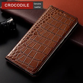 Crocodil din Piele de Caz Pentru Doogee Mix Lite 2 BL5000 BL7000 BL12000 Pro Y6 T6 Trage 1 2 Lux din Piele Flip Cover