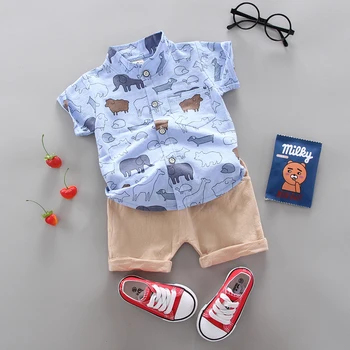 Vara Haine pentru Copii Seturi de Băieți și fete maneca Scurta tricou și Pantaloni 2 piese seturi de Îmbrăcăminte pentru copii îmbrăcăminte Copil