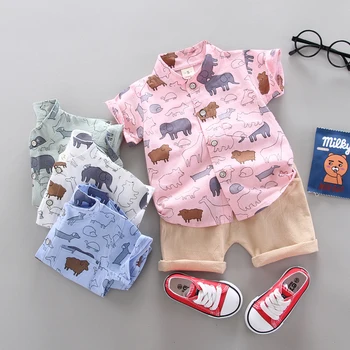 Vara Haine pentru Copii Seturi de Băieți și fete maneca Scurta tricou și Pantaloni 2 piese seturi de Îmbrăcăminte pentru copii îmbrăcăminte Copil