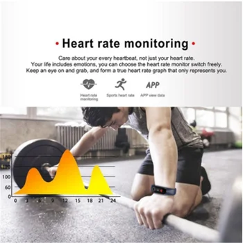 M3 Pro Inteligent Bandă rezistent la apa Tracker de Fitness Step Counter Apel Memento Mesaj Bratara Curea pentru Barbati Femei Copii