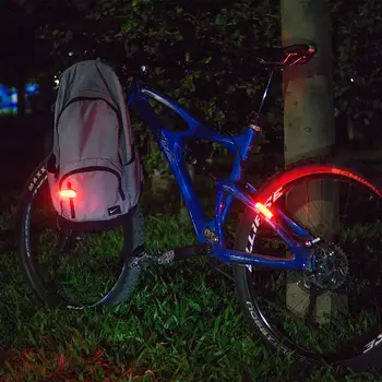 ZTTO USB Biciclete Lumina Reîncărcabilă Drum de Munte biciclete Biciclete Clip rezistent la apa Avertizare de Siguranță Stop Spate Lumina de Rulare