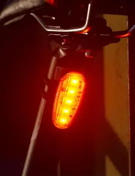 ZTTO USB Biciclete Lumina Reîncărcabilă Drum de Munte biciclete Biciclete Clip rezistent la apa Avertizare de Siguranță Stop Spate Lumina de Rulare