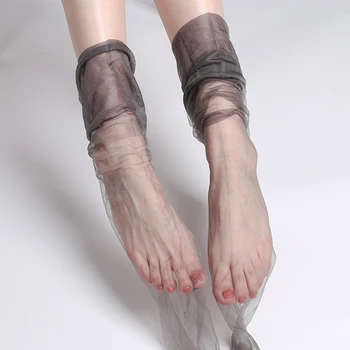 120cm lungime Ciorapi Nailon Non-elastic Coapsa Inalta Ciorapi 5D Ultra Subțire Chilot Transparent 8 Culori Medias De Mujer