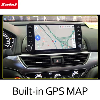 ZaiXi Android GPS Pentru Honda Accord 2018 2019 2020 HD Touch Screen Multimedia Player radio Stereo Hartă de navigare stil original