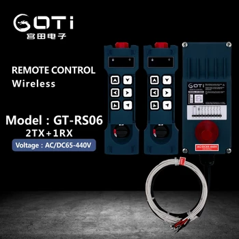 Industriale fără Fir Control de la Distanță GT-RS06 6 1 Viteza Butoane 18-65V 65-440V UHF pentru Macara în Loc de F21-E1B F21-E1