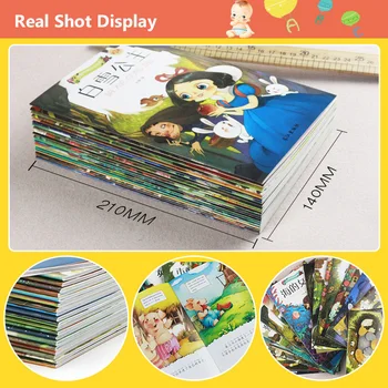 40 Buc/Set Clasic de Basm Storise Chineză Și engleză Bilingv Carte cu poze Pentru Copii inainte de Culcare pentru Copii carti de Povesti de Vârstă de la 0 La 9