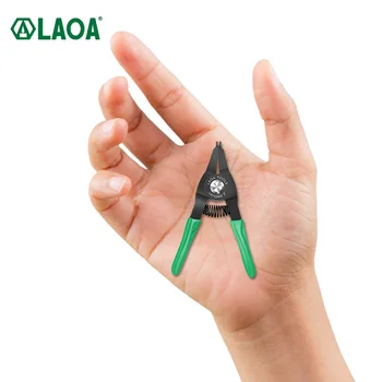 LAOA Mini-Circlip pliers 3 inch Unghi Drept Cioc Portabil Multifunctional Snap Inel Elastic Clește