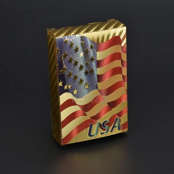 UB American Statuia Libertății din Plastic de Aur Și Argint, cărți de joc