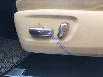 Pentru perioada 2016-2019 Toyota Alphard Vellfire AH30 Masina ABS Crom Interior Interior Reglarea Scaunului Comutator buton Buton Capac Ornamental
