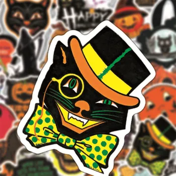 50 Foaie Retro Dovleac de Halloween Infricosator Graffiti Sticker Portbagaj Chitara Cana de Apa Masina Impermeabil și Ușor de Curățat Auto-adezive Autocolante