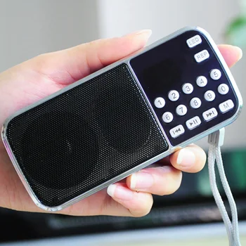 Kebidu 2016 Hotsale L-088 HIFI Portabil Mini Difuzor Audio MP3 Player Lanterna Amplificator Micro SD TF Radio FM