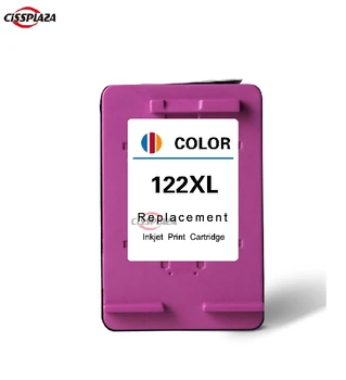 CISSPLAZA 1 buc culoare Cartuș de Cerneală compatibile pentru HP122 Deskjet 1000 1050 2000 2050 3000 3050A 3052A pentru 122 122xl Tri-color