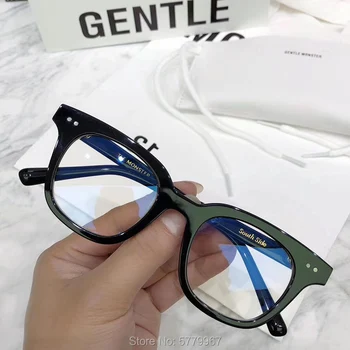 Noul Brand Coreea de Ochelari Cadru Optic Rame Ochelari de vedere baza de Prescriptie medicala GM ochelari Pentru Femei, Bărbați BLÂND partea de Sud miopie rame