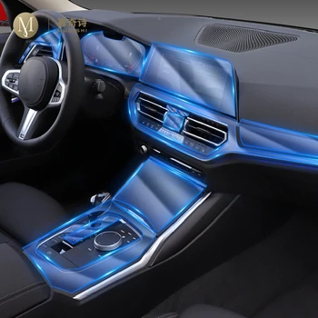 Pentru BMW G20 G21 Seria 3 2019-2021 Auto Interior consola centrala Transparent TPU folie de Protectie Anti-scratch Repair film Refit