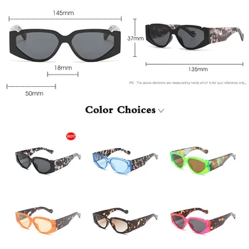 2020 Drăguț Pisica Portocalie Ochi ochelari de Soare Femei Vintage Dubla Culori Elegante, Ochelari de Soare Leopard Florale Ochelari de oculos feminino UV400