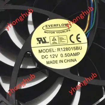 Everflow R128015BU DC 12V 0.50 UN 80x80x15mm 4 fire Server Ventilatorului de Răcire