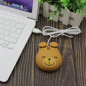 CHYI Animale Simpatice Forma Ergonomica cu Fir Mouse 3D Optic USB Portabil Mini Mouse de Calculator pentru Copii Cadouri Pentru Laptop Desktop