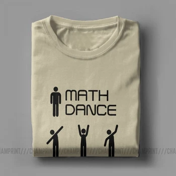 Oamenii De Matematica De Dans T-Shirt Matematică Matematică Amuzant Scurte Gât Rotund Maneca Topuri Din Bumbac Tricouri Umor Amuzant Tricou