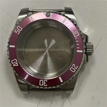 40MM din Oțel Inoxidabil Caz Ceas Set cu Sticlă de Safir pentru Japoneză NH35/NH36 Ceas Mișcarea Parte