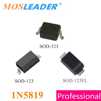 Mosleader 3000BUC 1N5819 SOD323 SOD123 SOD123FL 0.35 O 1A 40V 350mA 5819 0805 1206 Schottky Made in China de Înaltă calitate