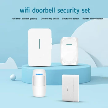 EWelink WiFi Usa APLICAȚIE de Control Wireless Inteligent Clopot Ușă Smart Home Security Seta mai Multe Clopote NOI Standard Homeautomaion