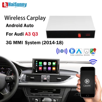 Pentru AUDI A3 Q3 Wireless Carplay, Android Auto OEM Suport Ecran Mirror Link Reverse Camera MMI Sistem Multimedia AirPlay